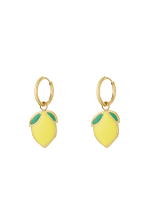 Mini Boucle D'Oreille Citron h5 