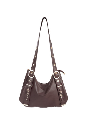 Sacs À Bandoulière Couleur Unie Décontractés En Pu Accessoires Quotidiens h5 