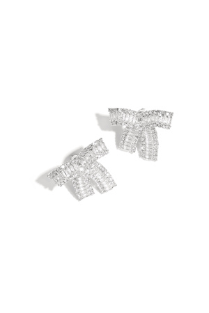 Boucles D'Oreilles À Tige En Cuivre Avec Nœud Papillon, Élégantes, Luxueuses, De Noël, Pour Femmes h5 Image5