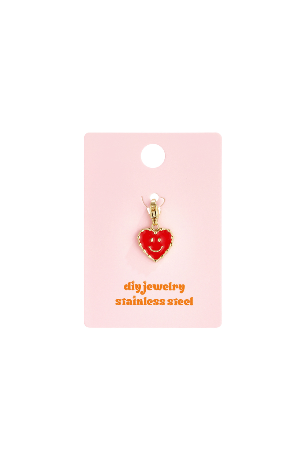 Bijoux Pour Femmes - Breloques En Forme De Cœur - Collection Décontractée Et Simple Pour Tous Les Jours h5Image3