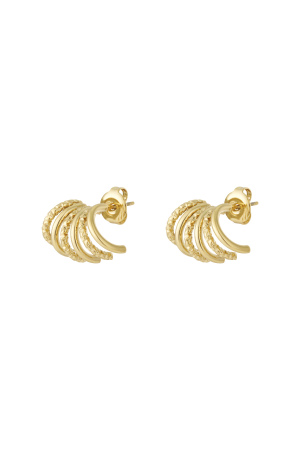 Boucles D'Oreilles À Tige En Acier Inoxydable, Style Géométrique, Décontracté, Simple, Pour Femme h5 