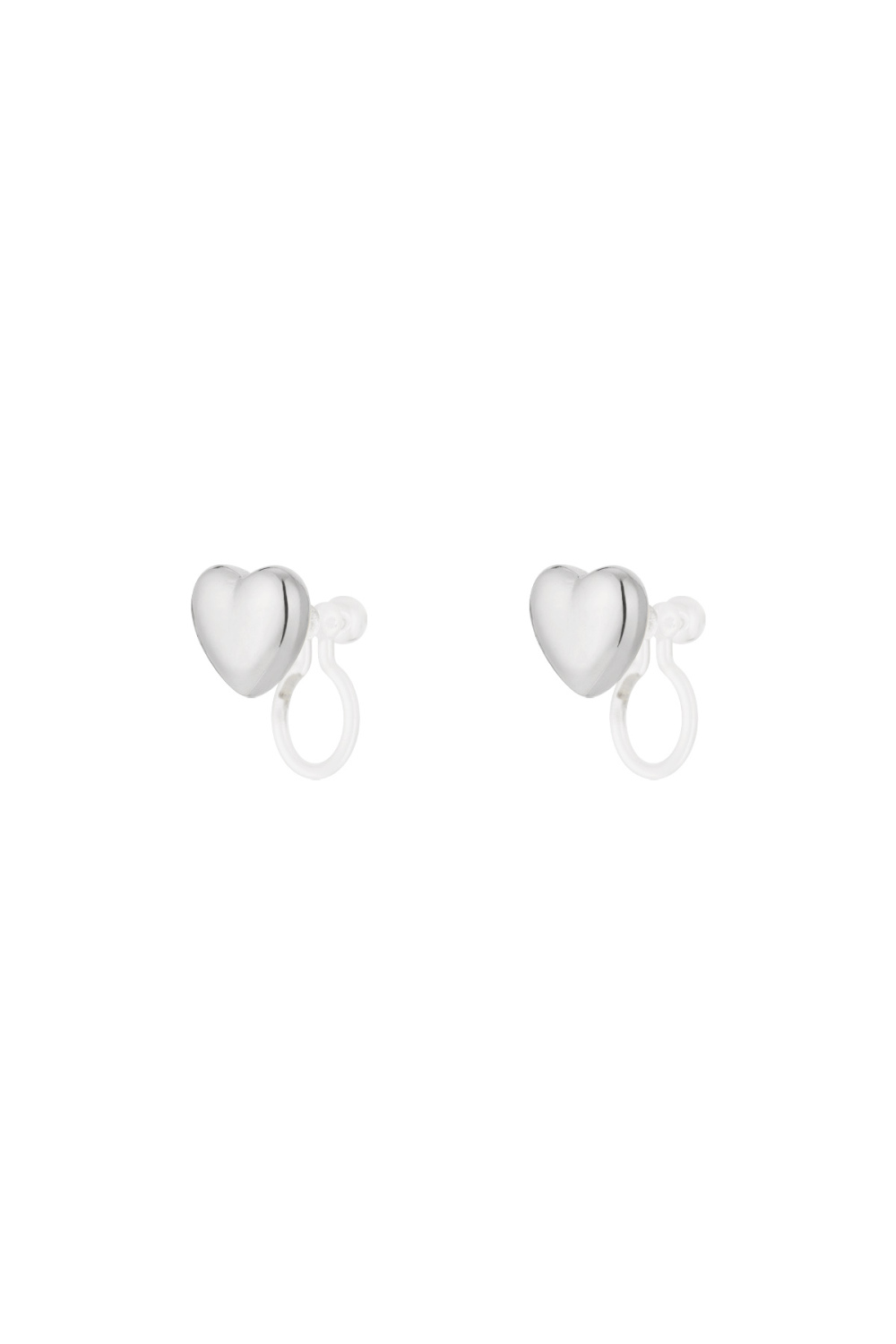Boucles D'Oreilles À Clip Mini Cœur Image3