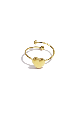 Bague Simple En Forme De Petit Cœur h5