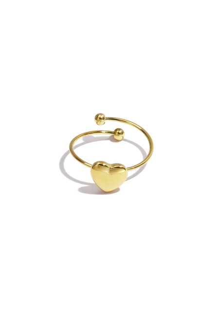 Bague Simple En Forme De Petit Cœur