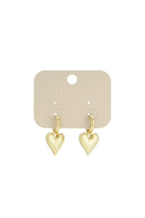 Boucles D'Oreilles Pendantes En Forme De Cœur, Série Simple Et Décontractée Pour Le Quotidien, Bijoux Pour Femmes h5 Image4