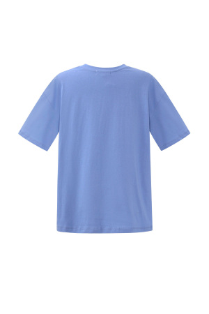 Cotton T-Shirt Femme Casual Letters h5 Image3