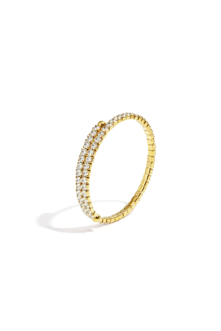 Bracelets manchettes en acier inoxydable, style décontracté, simple et quotidien, pour femmes