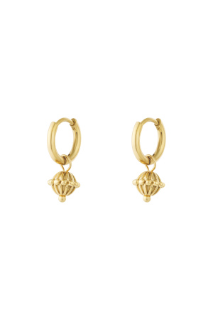 Boucles D'Oreilles À Breloques Globe h5