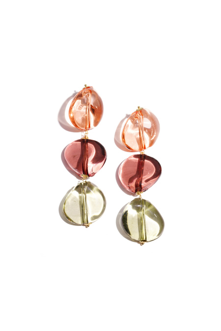 Boucles d'oreilles Une journée colorée