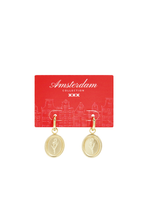 Boucles D'Oreilles En Acier Inoxydable En Forme De Tulipe h5 Image8