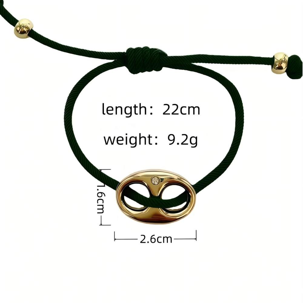 Bracelets Tressés En Alliage Coloré De Forme Irrégulière Pour Femmes 