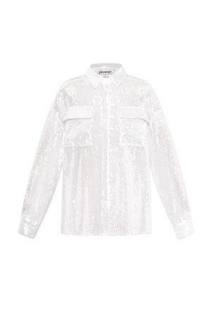 Blouse Femme En Fibre De Polyester Tissée Élégante Couleur Unie Printemps/Été h5 
