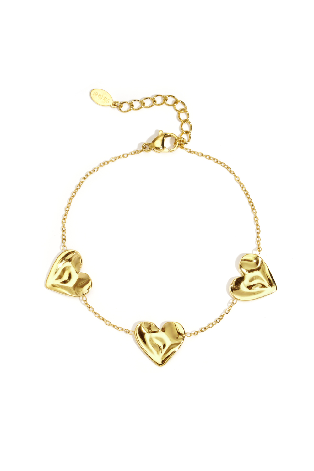 Bracelets À Breloques En Forme De Cœur, Décontractés, Simples Et Quotidiens, Bijoux Pour Femmes 