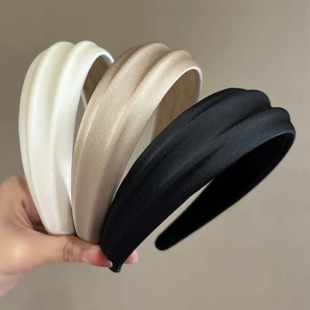 1 superbe élastique à cheveux en polyester soyeux pour femme