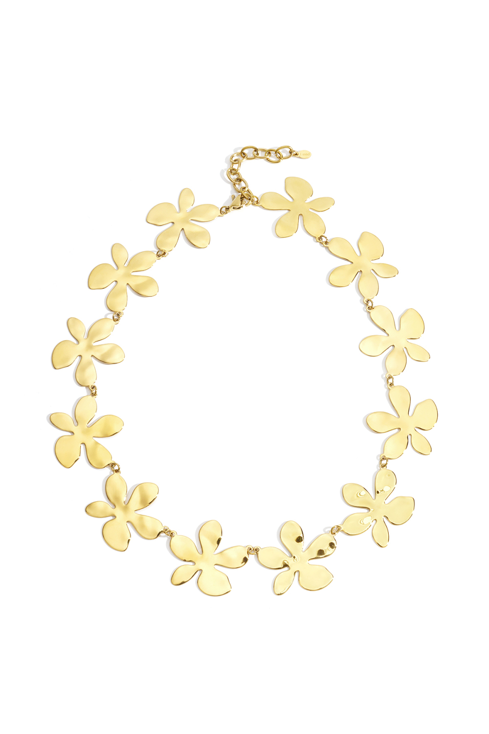 Colliers Chaîne En Acier Inoxydable, Série Fleur Décontractée, Simple Et Quotidienne, Bijoux Pour Femmes