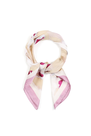 Écharpes D'Été À Fleurs, Douces, En Polyester, Accessoires Pour La Saint-Valentin h5 Image2