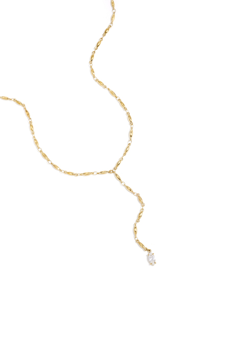 Collier avec strass pendant
