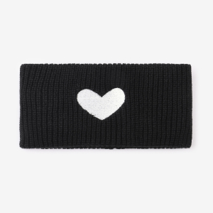 1 Élastique À Cheveux Simple En Laine Tricotée En Forme De Cœur Pour Femme h5 