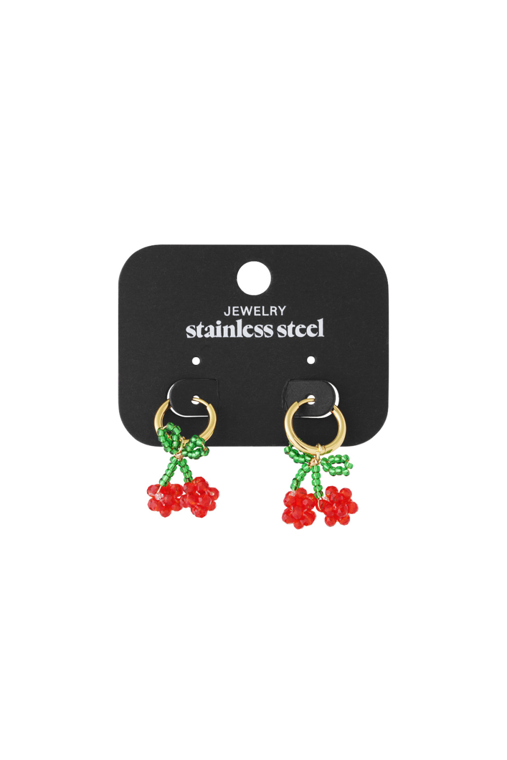 Boucles D'Oreilles Pendantes En Acier Inoxydable, Série Plant Casual Daily Simple, Bijoux Pour Femmes Image4