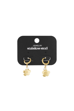 Boucles D'Oreilles Fleur Ensoleillée h5 Image4