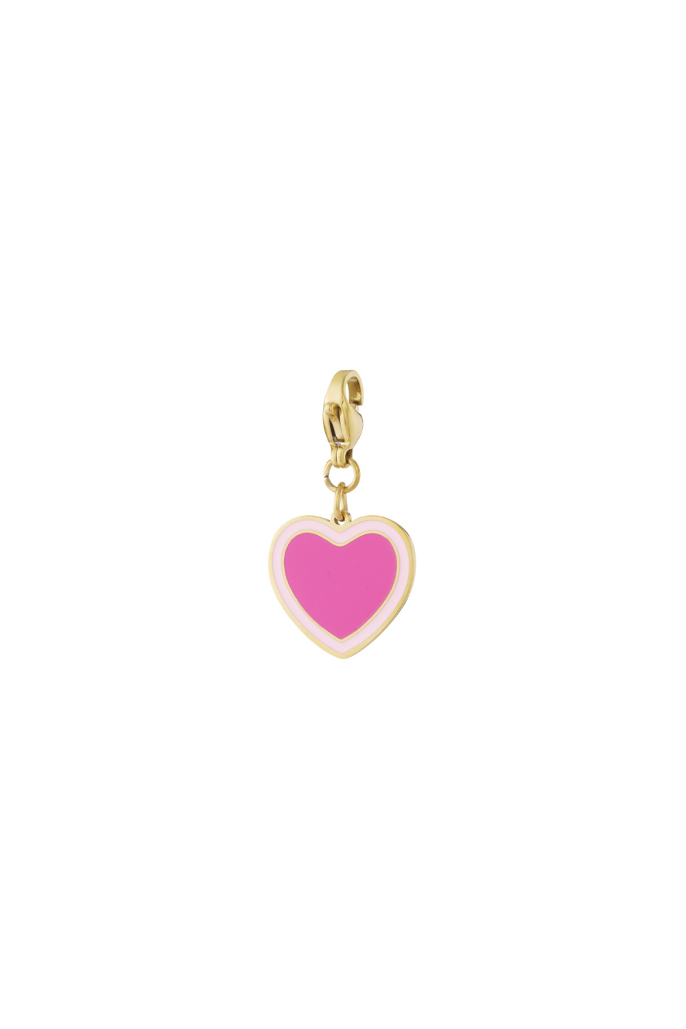 Bijoux En Acier Inoxydable, Breloques En Forme De Cœur, Style Décontracté, Simple Et Quotidien, Pour Femmes 