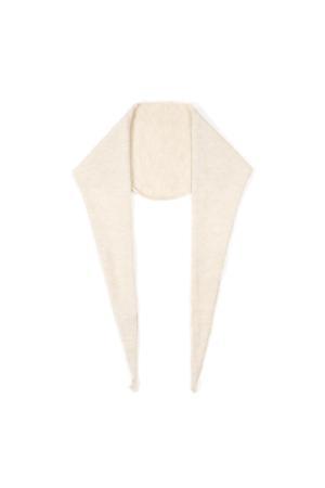 Écharpe Triangulaire Minimaliste Unie h5 Image5