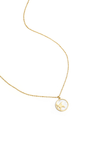 Collier Avec Étoile De Mer En Cercle h5