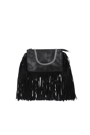 Sacs À Bandoulière À Pompons Style Punk En Polyester, Accessoires Quotidiens h5 Image5