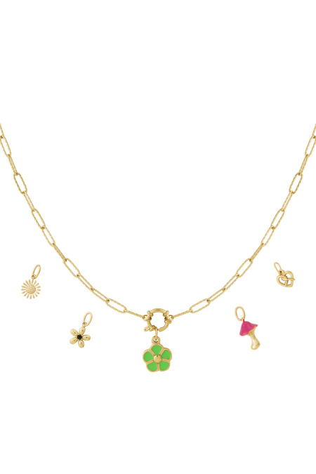 Collier DIY en trèfle