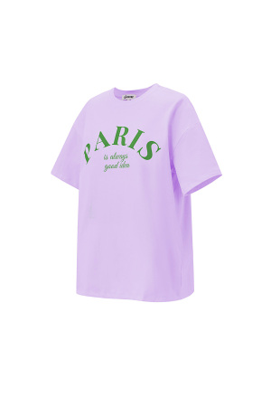 Cotton T-Shirt Femme Casual Letters h5 Image2