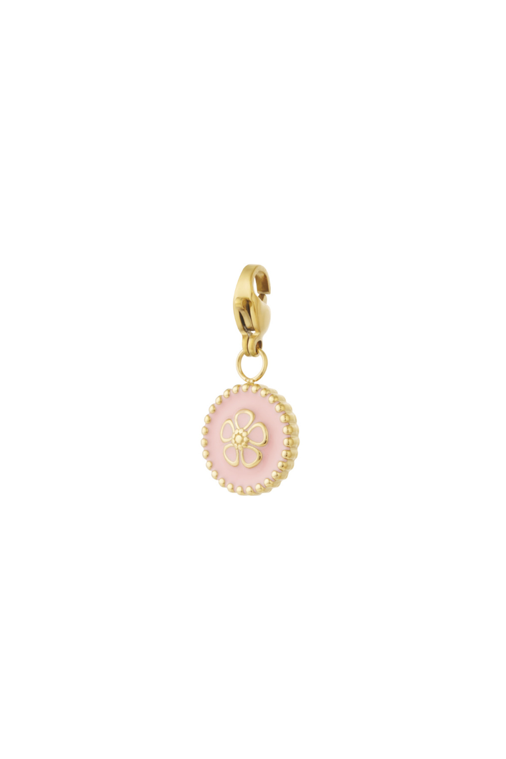 Bijoux En Acier Inoxydable, Breloques Florales, Style Décontracté, Quotidien 