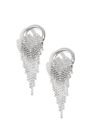 Boucles D'Oreilles Pendantes En Fer De Forme Irrégulière, Élégantes, Luxueuses, De Noël, Pour Femmes h5 Image5