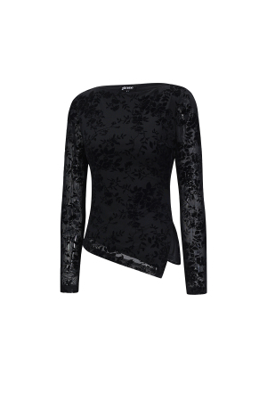 Top En Maille À Imprimé Floral En Daim – Conçu Pour Être Assorti h5 Image2