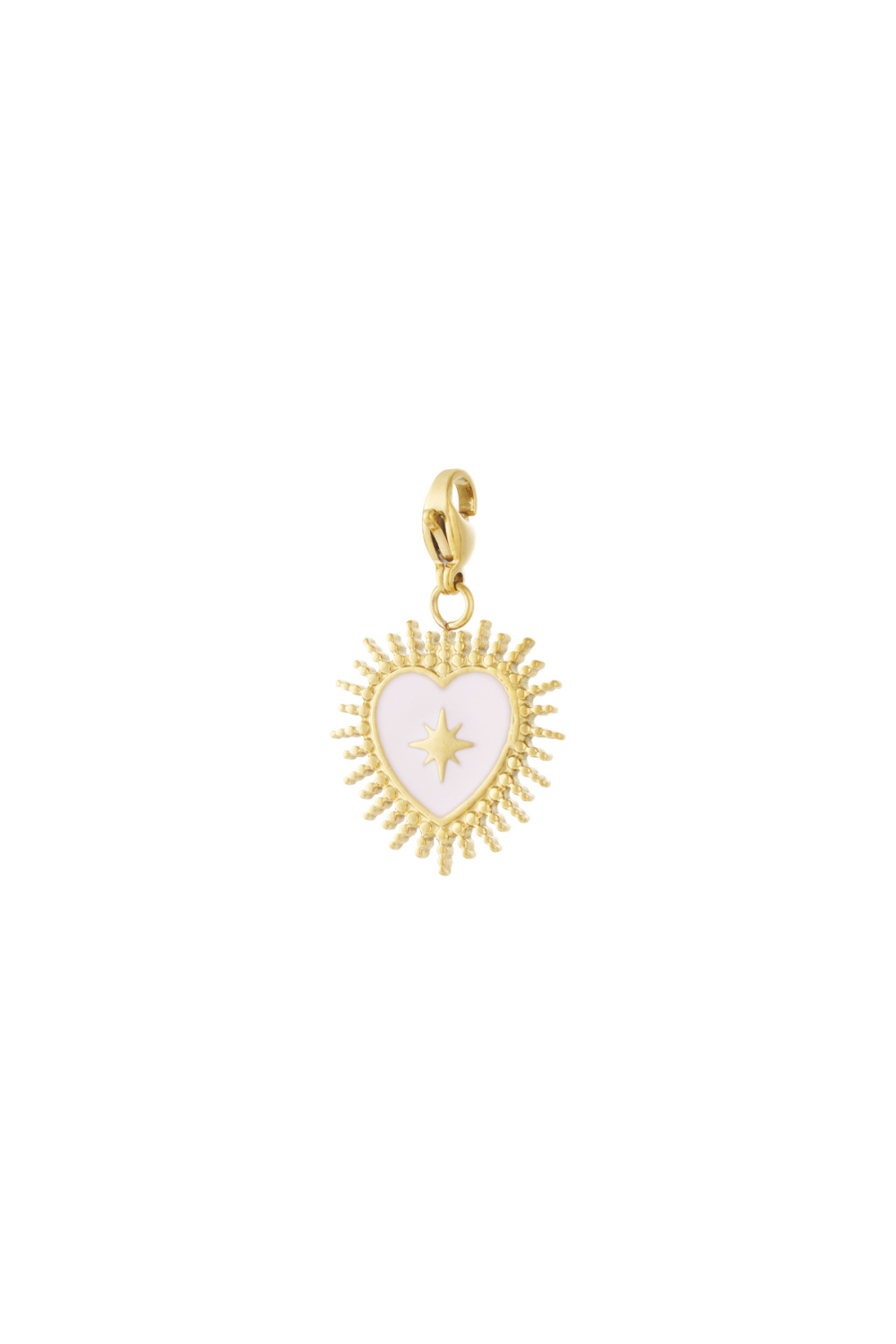 Bijoux En Acier Inoxydable, Breloques En Forme De Cœur, Style Décontracté, Simple Et Quotidien, Pour Femmes