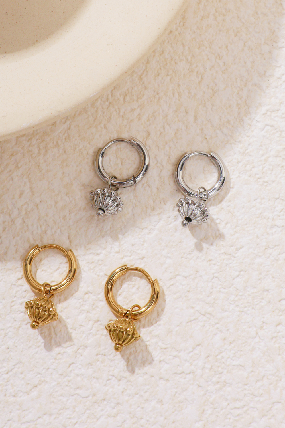 Boucles D'Oreilles À Breloques Globe h5Image4