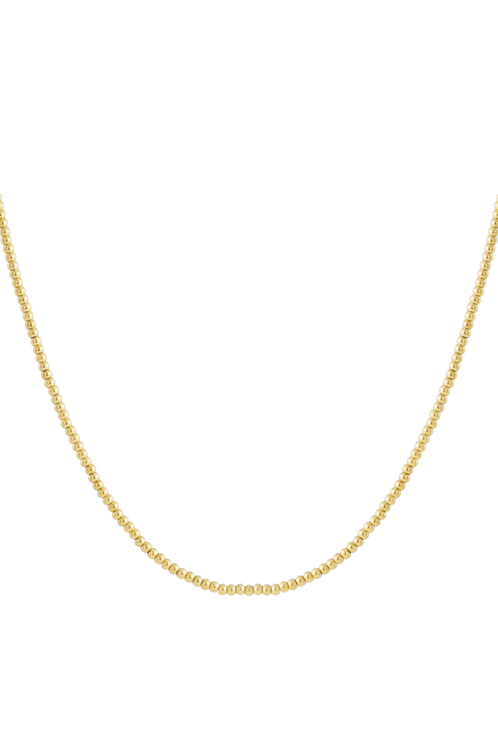 Collier De Perles Solides - 4 Mm 