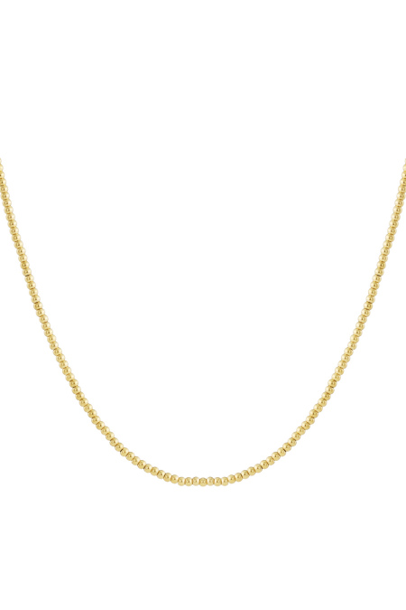 Collier de perles solides - 4 mm
