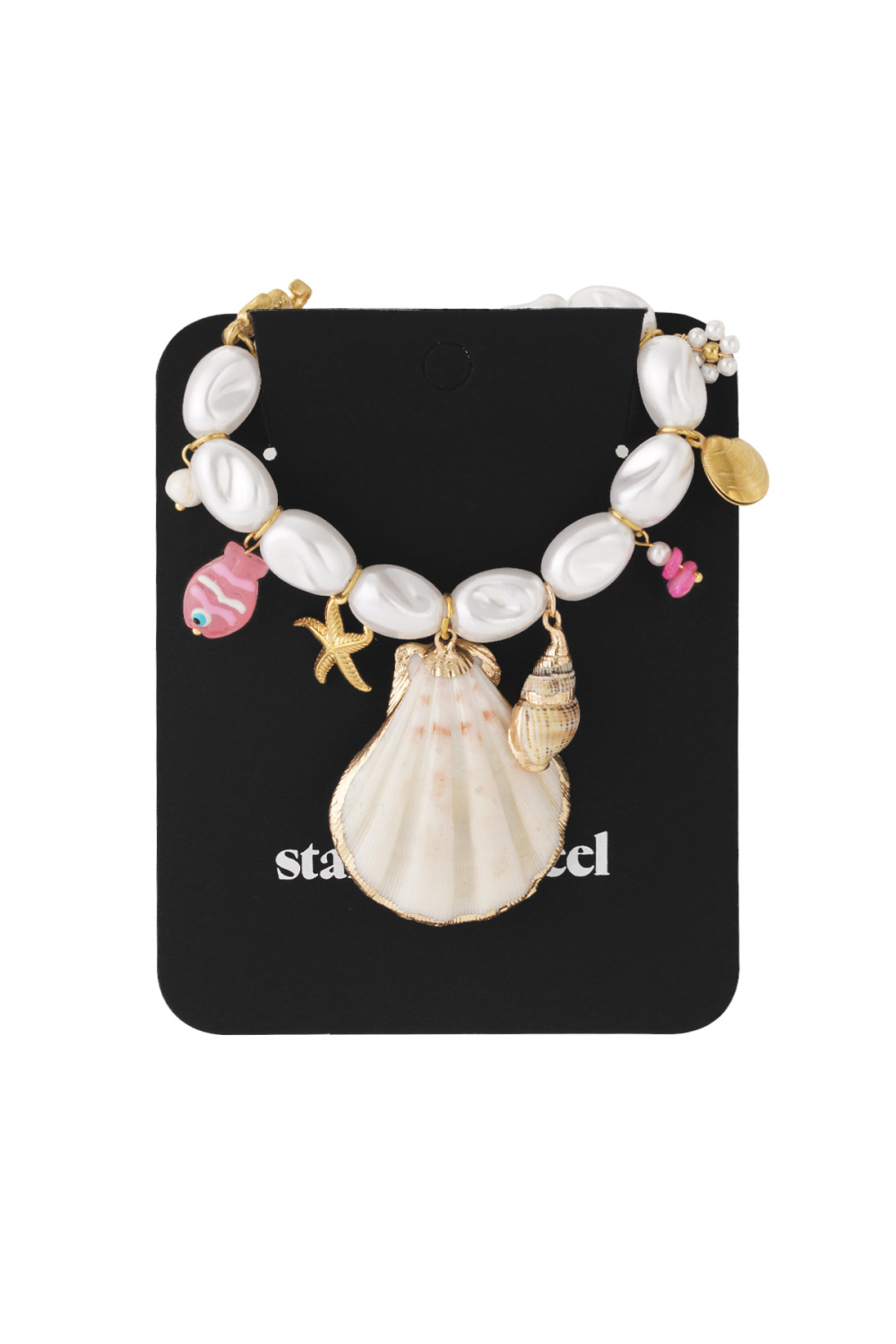 Collier De Perles Coquillages Image4