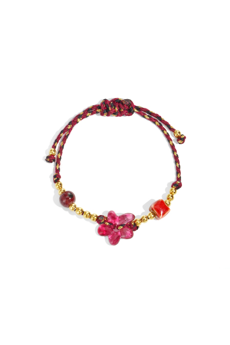 Bracelets en perles de polyester, série simple et décontractée, bijoux pour femmes