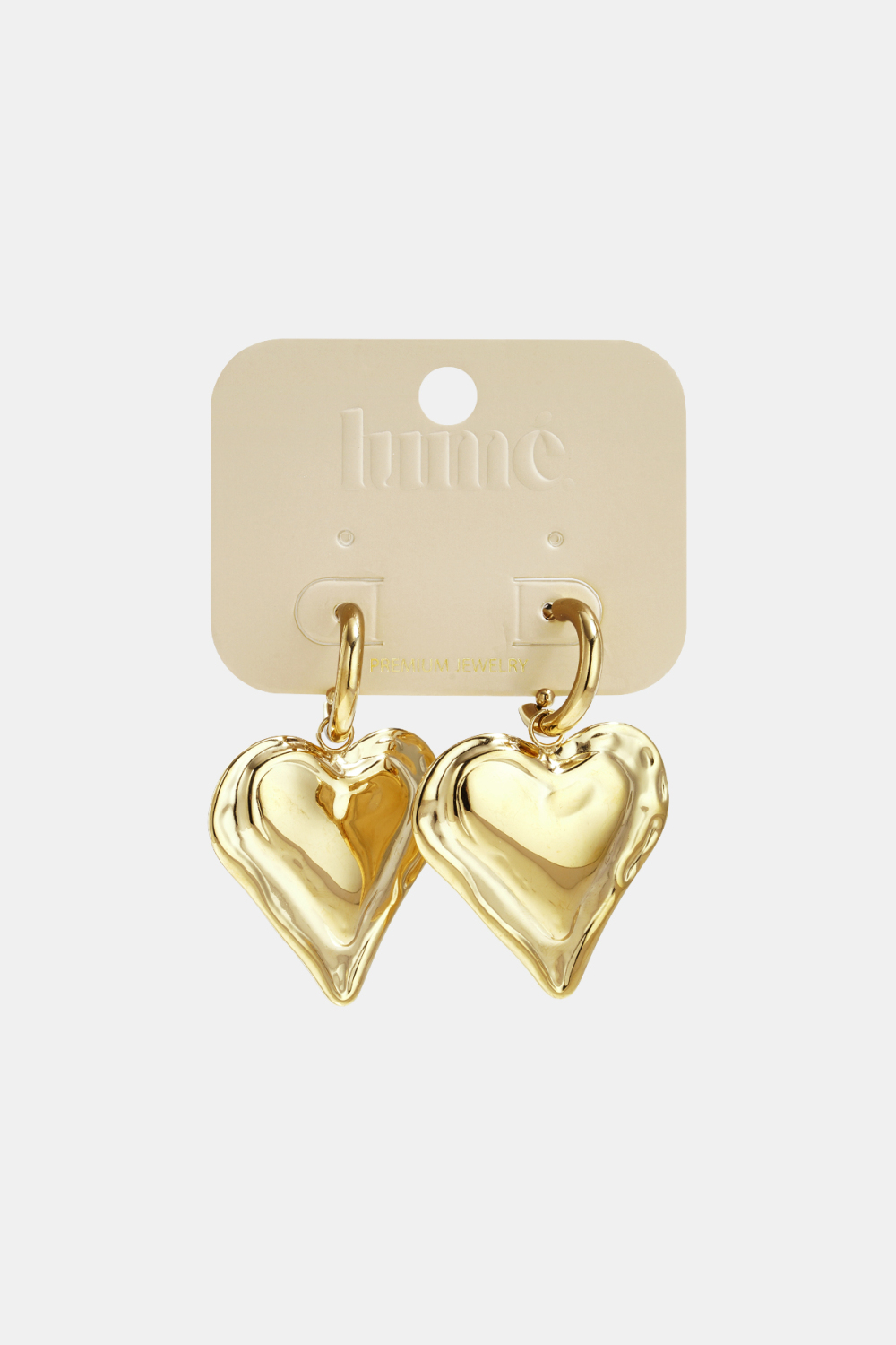 Boucles D'Oreilles Avec Un Grand Cœur Pendant h5Image5