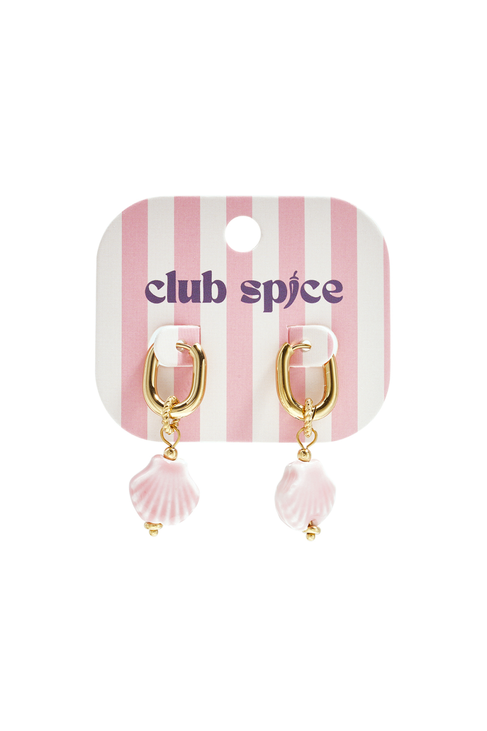 Boucles D'Oreilles Squovales Avec Coquillage Pendant Image3