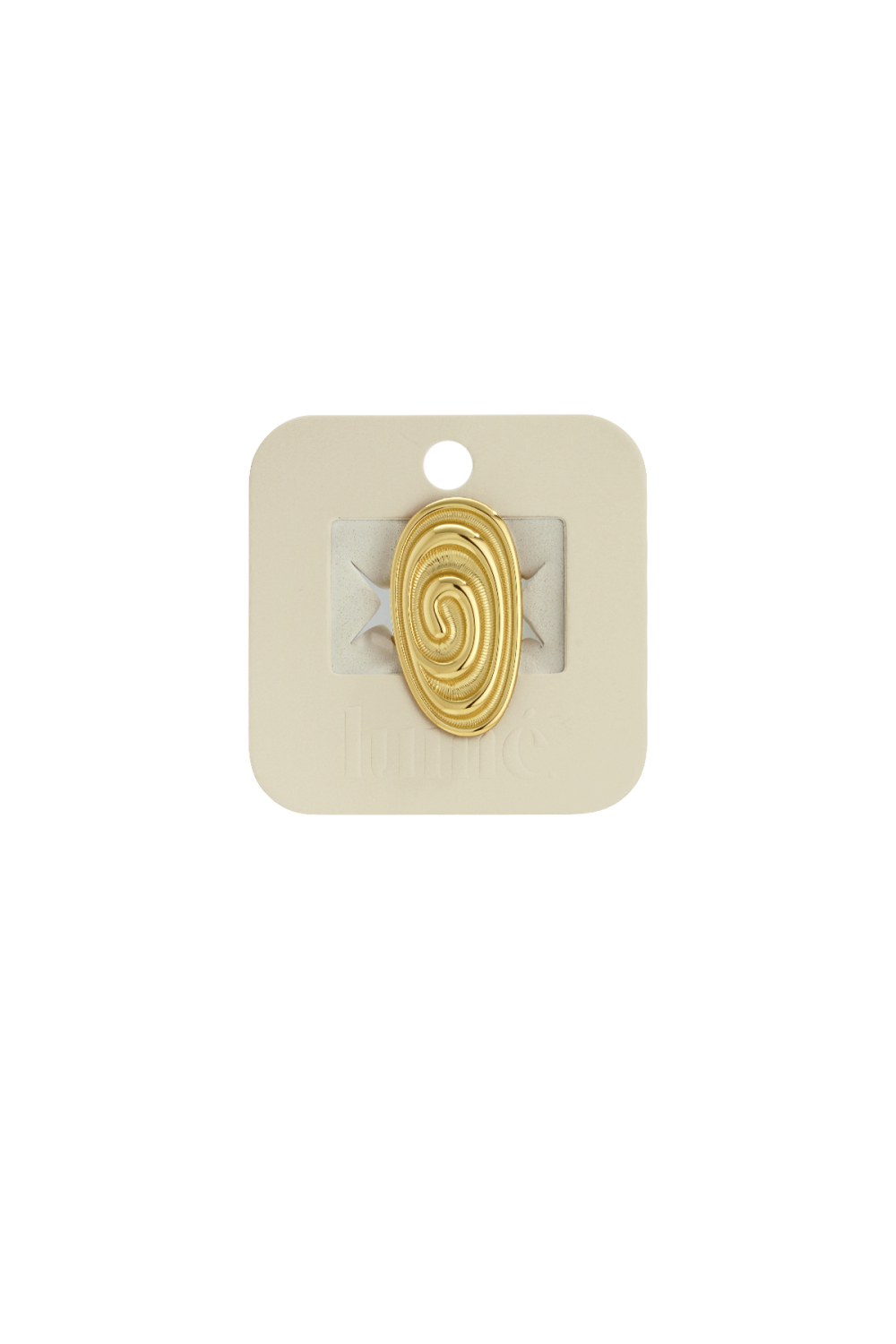 Bagues De Déclaration En Acier Inoxydable De Forme Irrégulière, Série Décontractée, Simple Et Quotidienne, Bijoux Pour Femmes Image5