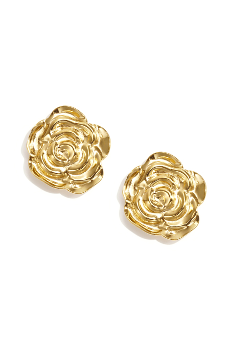 Boutons de manchette fleuris en acier inoxydable, accessoires du quotidien