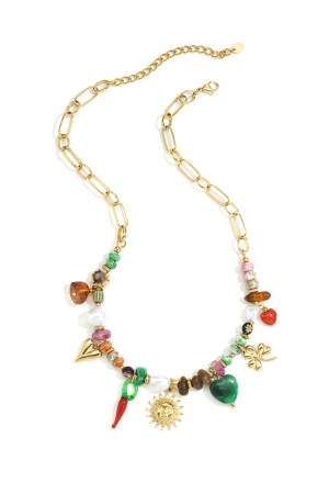 Colliers De Perles En Forme De Cœur Et De Soleil, Style Décontracté, Style Ethnique, Pour Femme h5 