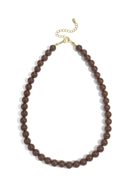 Collier à perles moyennes-10mm