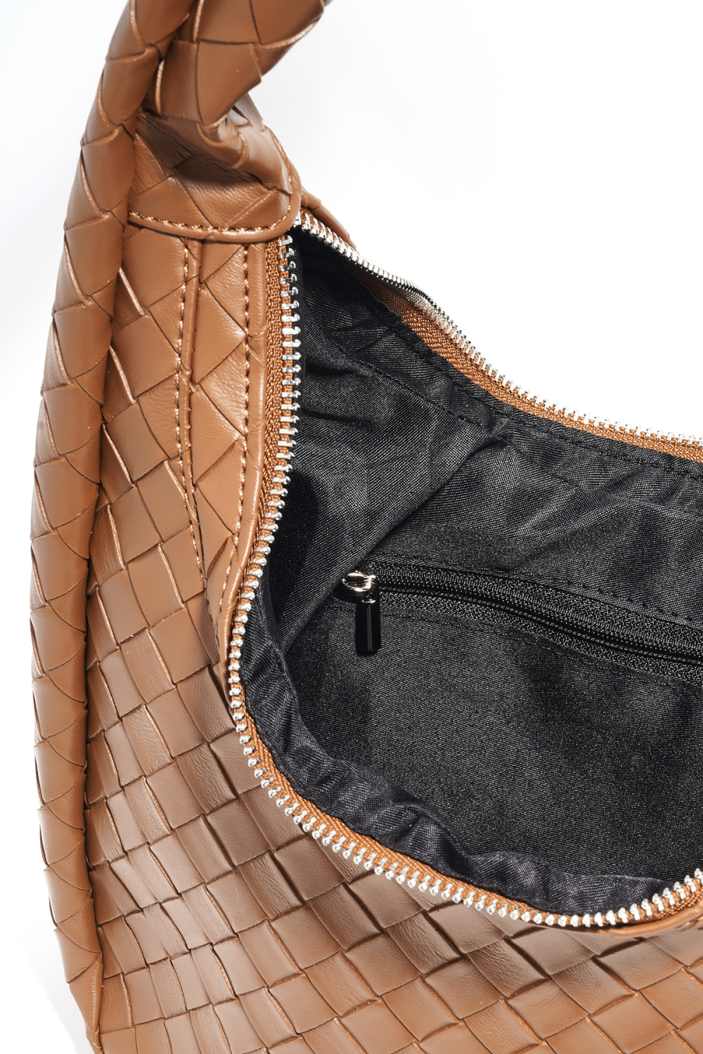 Sacs Bandoulière Couleur Unie, Style Décontracté, En Pu, Accessoires Du Quotidien h5Image5