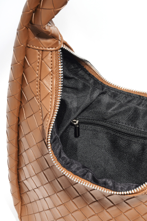 Sacs Bandoulière Couleur Unie, Style Décontracté, En Pu, Accessoires Du Quotidien h5 Image5