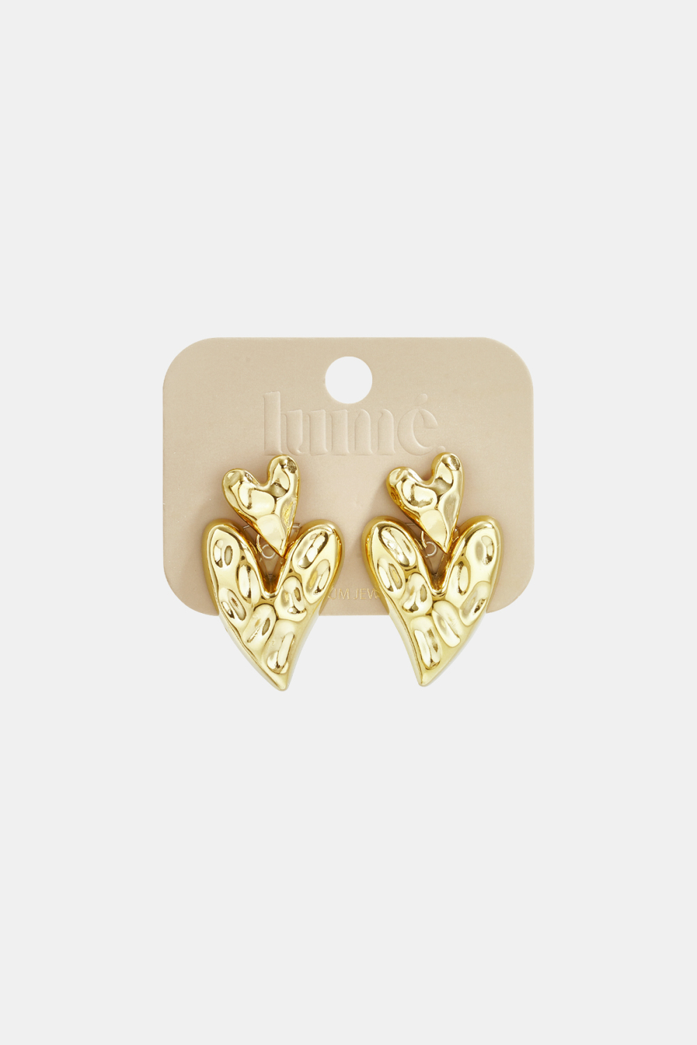 Boucles D'Oreilles En Forme De Cœur Superposées h5Image5