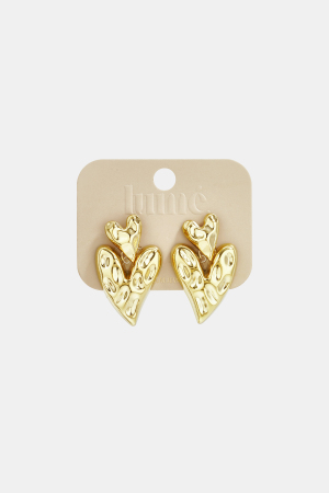 Boucles D'Oreilles En Forme De Cœur Superposées h5 Image5
