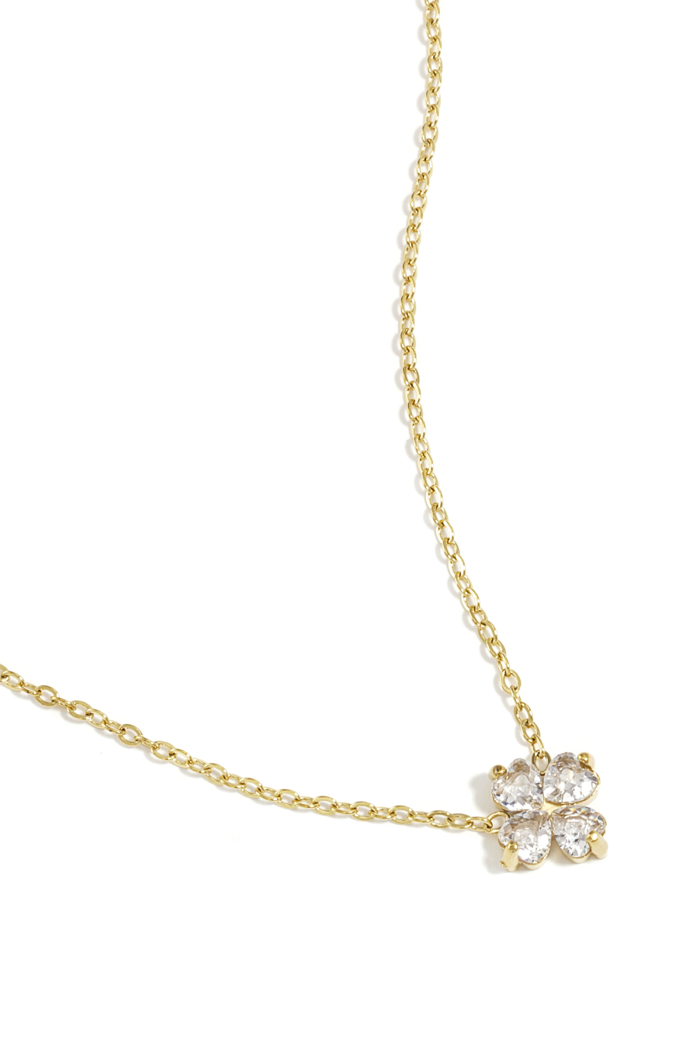 Collier Orné D'Un Trèfle Image2